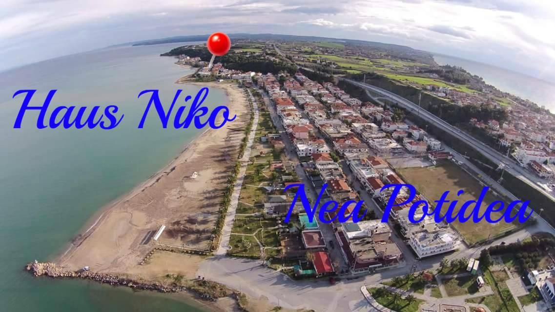 Haus Niko Apartments And Suites Nea Poteidaia Ngoại thất bức ảnh